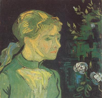 Portrait of Adeline Ravoux (nn04), Vincent Van Gogh